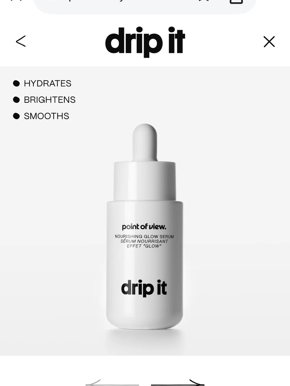 POV Point Of View Drip It Nourishing Glow Serum!